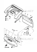 BUMPER voor Yamaha VT480E 1992