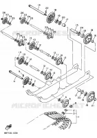 SPOOR OPHANGING 1 voor Yamaha VT480E 1992