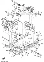 SPOOR OPHANGING 2 voor Yamaha VT480E 1992