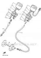TELLERSET voor Yamaha VENTURE GT 1993