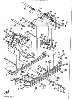 SPOOR OPHANGING 2 voor Yamaha VENTURE GT 1992