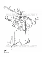 BENZINE TANK voor Yamaha SXR600 2003