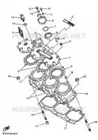 CILINDERKOP voor Yamaha SXR600 2003