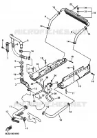 RADIATEUR / SLANG voor Yamaha SXR600 2003