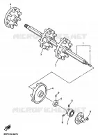 SPOOR AANDRIJVING 1 voor Yamaha SXR600 2003