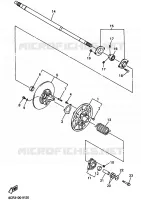 SECUNDAIRE POELIE voor Yamaha VENTURE 600 2006