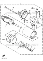 STARTMOTOR voor Yamaha VENTURE 600 2006