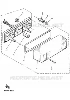 ACHTERLICHT voor Yamaha VK540 III 1992