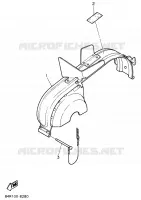 BESCHERMING / BAGAGEDOOS voor Yamaha VK540 III 1992