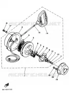 KICKSTART PEDALEN voor Yamaha VK540 III 1992