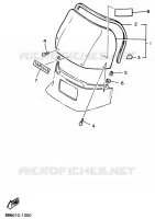 WINDSCHERM voor Yamaha VK540 III 1992