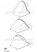 ALTERNATIV ZUBEHÖR KAROSSERIE voor Yamaha VMAX 600 DX 1995