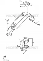 BESCHERMING & BAGAGEDOOS voor Yamaha VMAX 600 DX 1995
