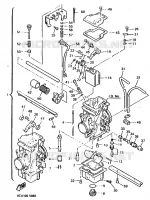 CARBURATEUR 2 voor Yamaha VMAX 600 DX 1995