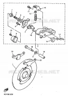 REM voor Yamaha VMAX 600 DX 1995