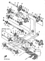 SPOOR OPHANGING 1 voor Yamaha VMAX 600 DX 1995