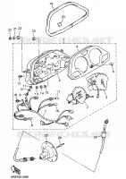 TELLERSET voor Yamaha VMAX 600 DX 1995
