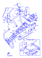 RADIATEUR / SLANG voor Yamaha VMAX 600 LE 1995