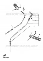 KABEL voor Yamaha MOUNTAIN MAX 700 2003