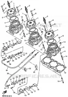 CILINDERKOP voor Yamaha SRX700_OHLINS 2002