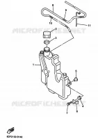 OLIE RESERVOIR voor Yamaha SRX700_OHLINS 2002