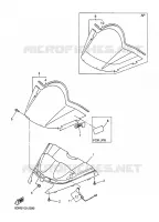 WINDSCHERM voor Yamaha SRX700_OHLINS 2002