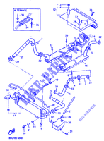 RADIATEUR / SLANG voor Yamaha VMAX-4 800 1995