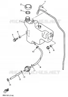 OLIE RESERVOIR voor Yamaha VMAX-4 ST 1994