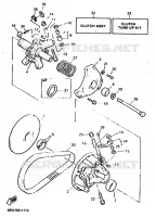PRIMAIRE POELIE voor Yamaha VMAX-4 ST 1994