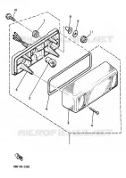 ACHTERLICHT voor Yamaha VMAX-4 ST 1994