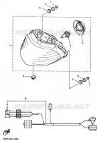 KOPLAMP voor Yamaha VMAX-4 ST 1994