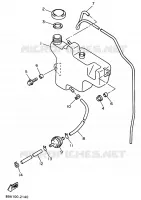 OLIE RESERVOIR voor Yamaha VMAX-4 ST 1994