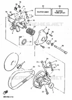 PRIMAIRE POELIE voor Yamaha VMAX-4 ST 1994