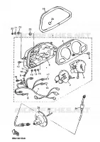 TELLERSET voor Yamaha VMAX-4 800 ST 1995