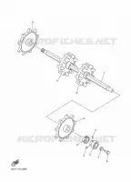 SPOOR AANDRIJVING 1 voor Yamaha APEX ER 2010