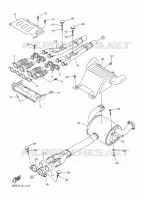 UITLAAT voor Yamaha APEX L-TX GT 2010