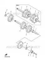 SPOOR AANDRIJVING 1 voor Yamaha RS VECTOR MOUNTAIN SE 2007