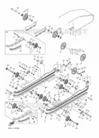 SPOOR OPHANGING 1 voor Yamaha RS VECTOR X-TX 2017