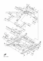 SPOOR OPHANGING 2 voor Yamaha RS VECTOR X-TX 2017