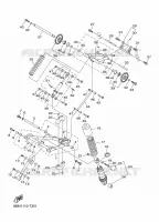 SPOOR OPHANGING 2 voor Yamaha SIDEWINDER M-TX 162 2018