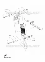 OPHANGING 2 voor Yamaha SIDEWINDER M-TX LE 162 2019