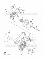 PRIMAIRE POELIE voor Yamaha SIDEWINDER M-TX LE 162 2019