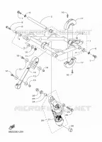 SPOOR OPHANGING 3 voor Yamaha SIDEWINDER M-TX LE 162 2019