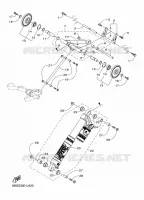 SPOOR OPHANGING 4 voor Yamaha SIDEWINDER M-TX LE 162 2019