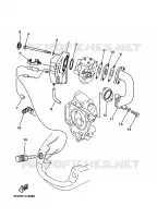 INLAAT voor Yamaha F4A 4 Stroke, Manual Starter, Tiller Handle, Manual Tilt 2008