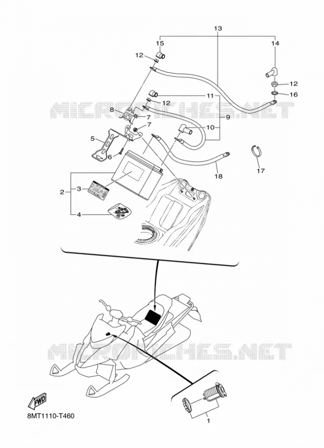 ELECTRISCH 2 Yamaha snowmobiles 1000 2018 SIDEWINDER  SRS10RL