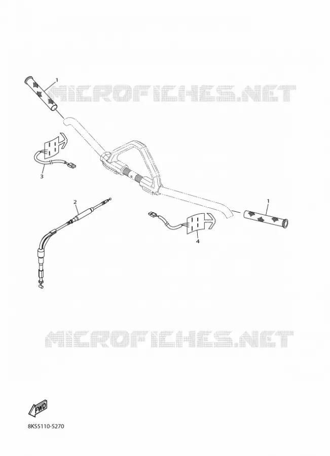 KABEL Yamaha snowmobiles 1000 2018 SIDEWINDER  SRS10RL
