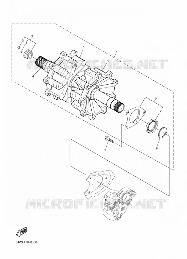 SPOOR AANDRIJVING 1 Yamaha snowmobiles 1000 2018 SIDEWINDER  SRS10RS