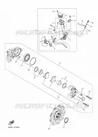 REM voor Yamaha SIDEWINDER X-TX LE 141 2017