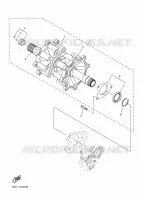 SPOOR AANDRIJVING 1 voor Yamaha SIDEWINDER X-TX LE 141 2017